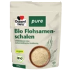 Abbildung der Produktverpackung Doppelherz pure Bio Flohsamenschalen Frontansicht